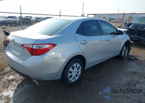 2016 Toyota Corolla L из США, поврежденный, VIN 5YFBURHE4GP517335